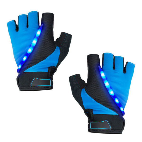 K53-04 Guantes 5 LED de Ciclismo