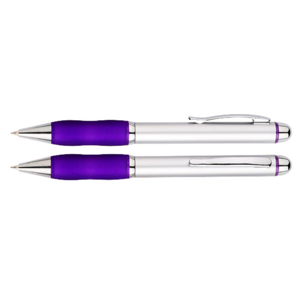 L45-G Bolígrafo Plástico Qasar Silver