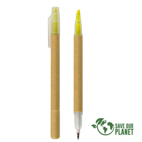 L6-SOP Bolígrafo/Destacador Ecológico
