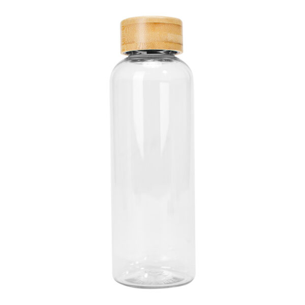 M42-00-1 Botella PET tapa bamboo "AINOA" 550cc