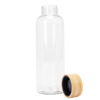 M42-00-2 Botella PET tapa bamboo "AINOA" 550cc