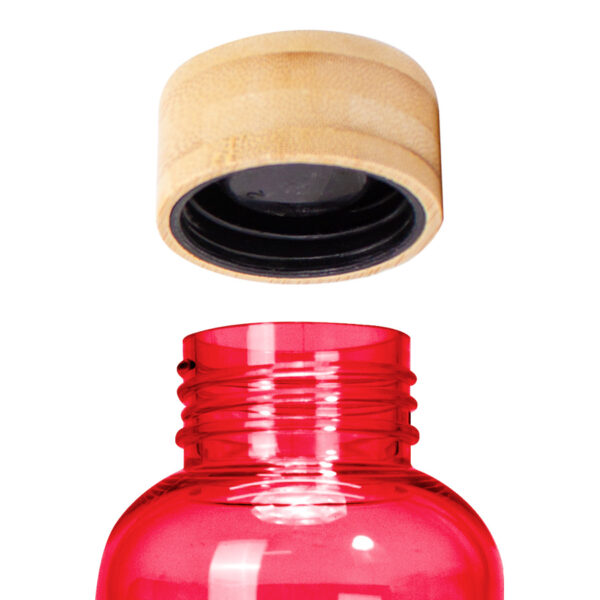 M42-03-3 Botella PET tapa bamboo "AINOA" 550cc