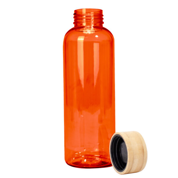 M42-04-2 Botella PET tapa bamboo "AINOA" 550cc