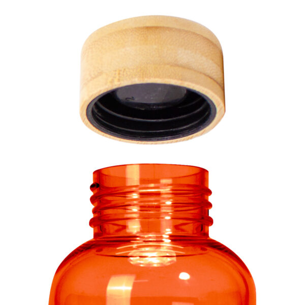 M42-04-3 Botella PET tapa bamboo "AINOA" 550cc