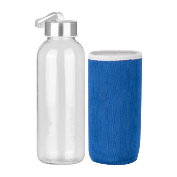 M50-02-2 Botella de Vidrio Silica con funda de Neopreno 440cc