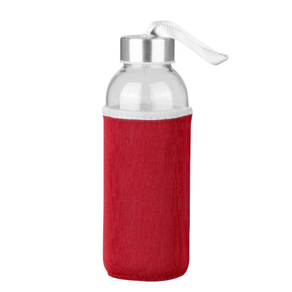 M50-03-1 Botella de Vidrio Silica con funda de Neopreno 440cc
