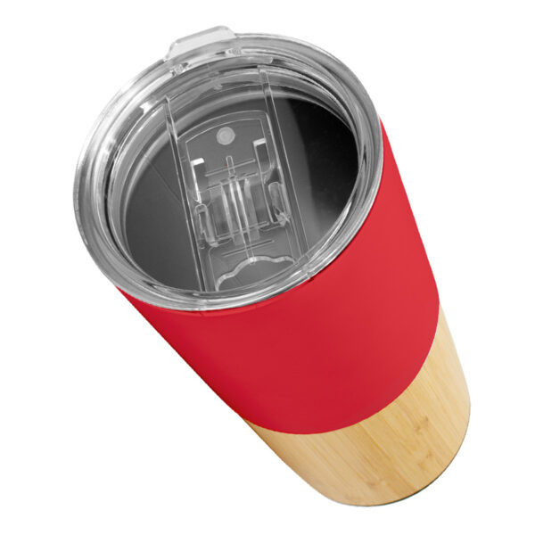 Mug metálico/bamboo "AURUS" 500cc