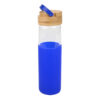 Botella de Vidrio con funda de silicona 600cc