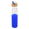 Botella de Vidrio con funda de silicona 600cc
