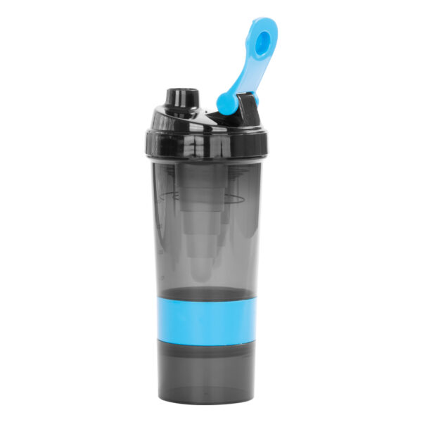 M90-02-2 Vaso Gym para batidos proteína "SHAKE", con 4 compartimentos.