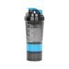 M90-02-3 Vaso Gym para batidos proteína "SHAKE", con 4 compartimentos.