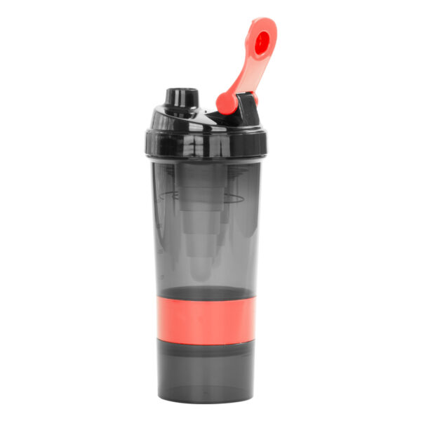 M90-03-2 Vaso Gym para batidos proteína "SHAKE", con 4 compartimentos.