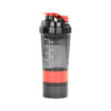 M90-03-3 Vaso Gym para batidos proteína "SHAKE", con 4 compartimentos.