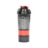 M90-03-4 Vaso Gym para batidos proteína "SHAKE", con 4 compartimentos.