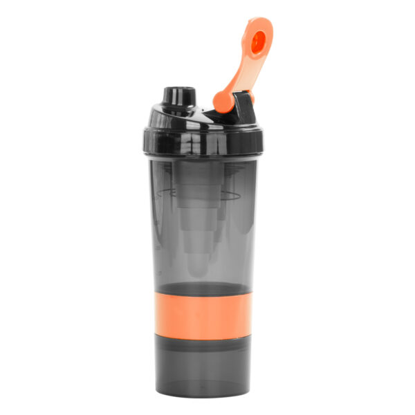 M90-04-2 Vaso Gym para batidos proteína "SHAKE", con 4 compartimentos.