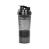 M90-08-3 Vaso Gym para batidos proteína "SHAKE", con 4 compartimentos.