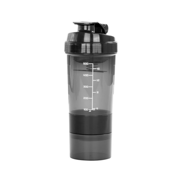 M90-08-4 Vaso Gym para batidos proteína "SHAKE", con 4 compartimentos.
