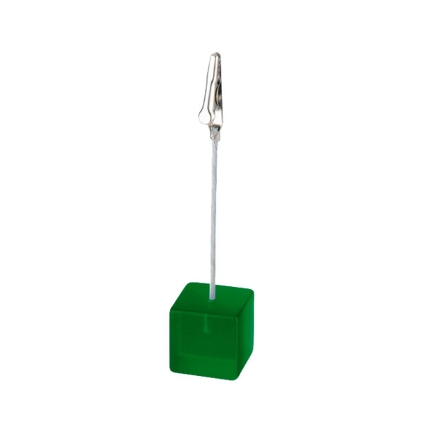 N10-verde Memo-Clip Base Cubo