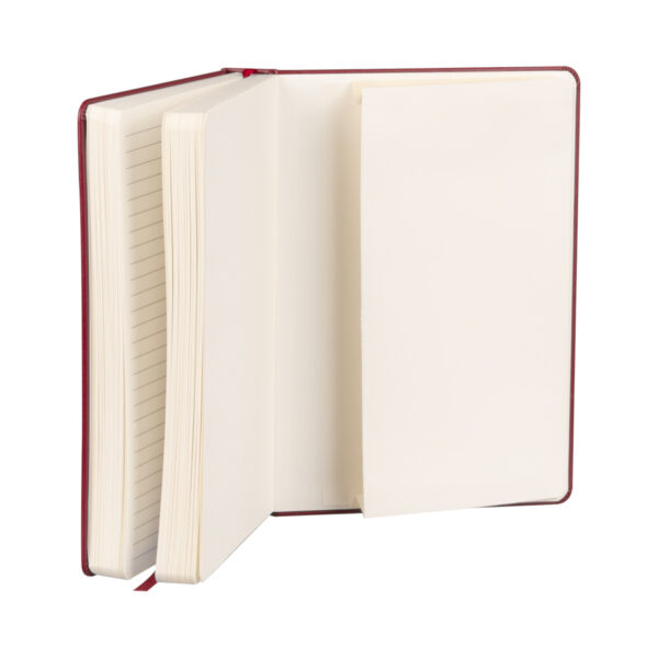 N100-03-8 Cuaderno "ROMA" con tapa dura de Eco-Cuero y 196 hojas.