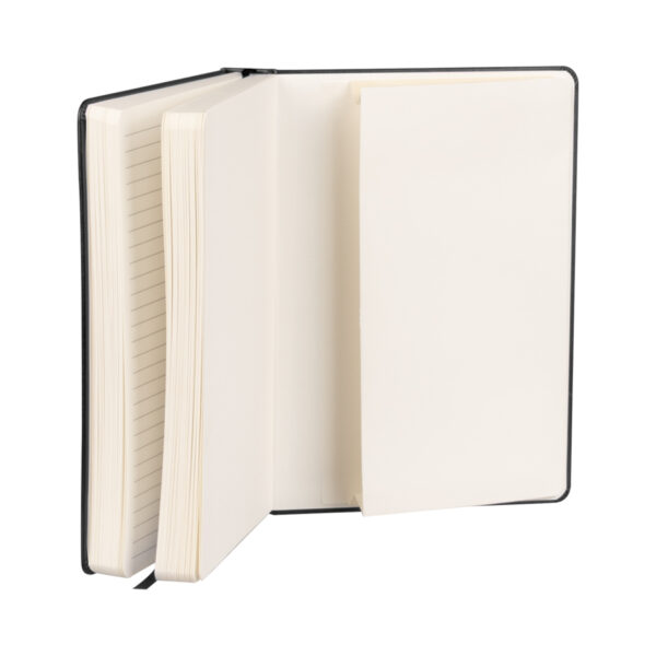 N100-07-8 Cuaderno "ROMA" con tapa dura de Eco-Cuero y 196 hojas.