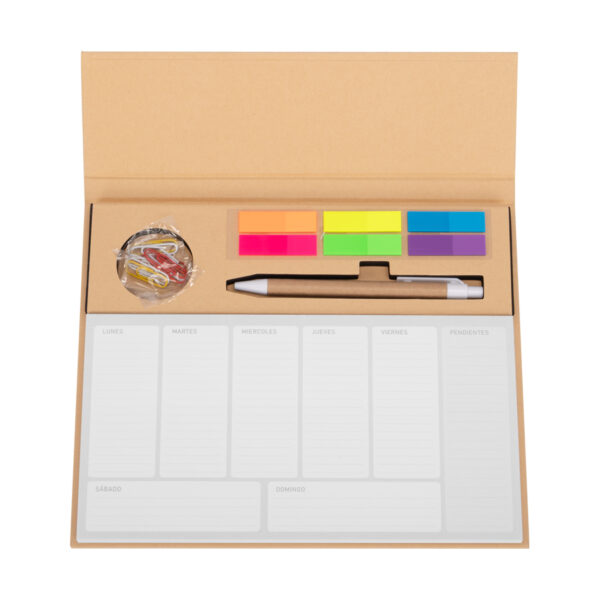 N28-12-2 Set de Escritorio "ALTUS" con Planner semanal