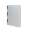 N59-Principal01 Cuaderno matemáticas tapa dura plateada.