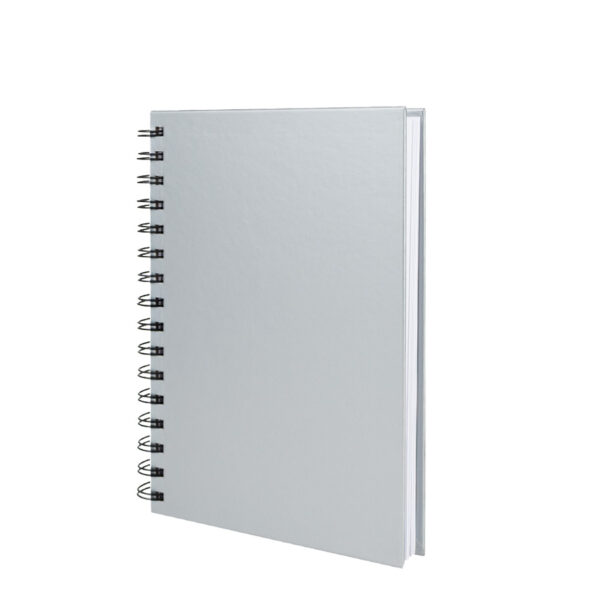 N59-Principal01 Cuaderno matemáticas tapa dura plateada.