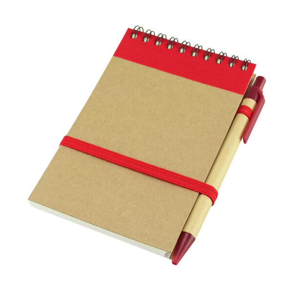 N66-rojo3 Libreta Ecológica