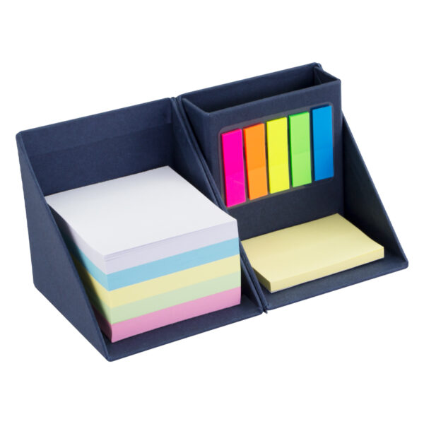 N69-azul Memo Set Cubo Ecológico Porta-Lápices