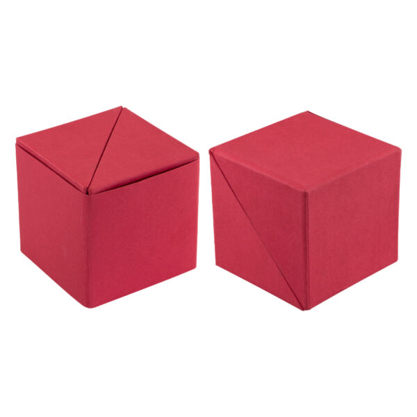 N69-rojo2 Memo Set Cubo Ecológico Porta-Lápices
