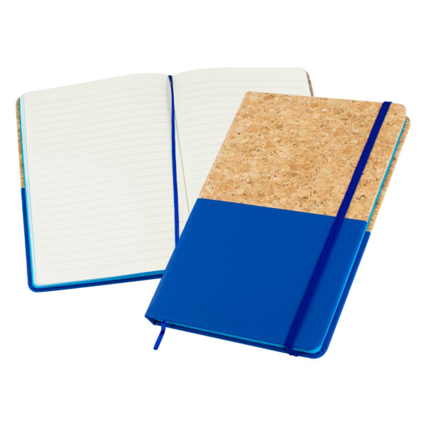 N76-azul Cuaderno Corcho/PU