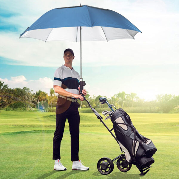 P0-MockUpBlue Paraguas Gigante de Golf WINDPROOF, tela UV