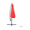 P13-01-1 Quitasol lateral colgante "Banana" Ø3M