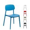 S6-Principal Silla apilable de plástico rígido "MARVIN"