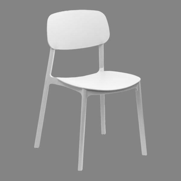S66-b2 Silla apilable de plástico rígido "MARVIN"