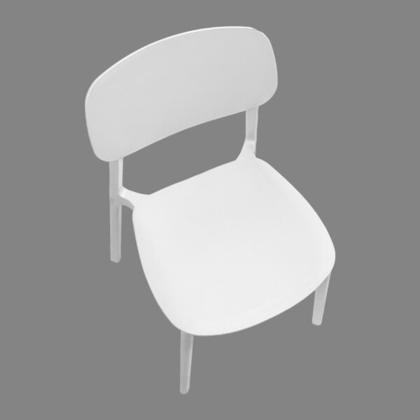 S66-b4 Silla apilable de plástico rígido "MARVIN"