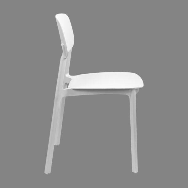 S66-b6 Silla apilable de plástico rígido "MARVIN"