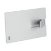 U3-2 USB Pendrive 16GB Credit Card plateado.
