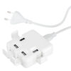 U40 Hub USB 4 Puertos Power Strip