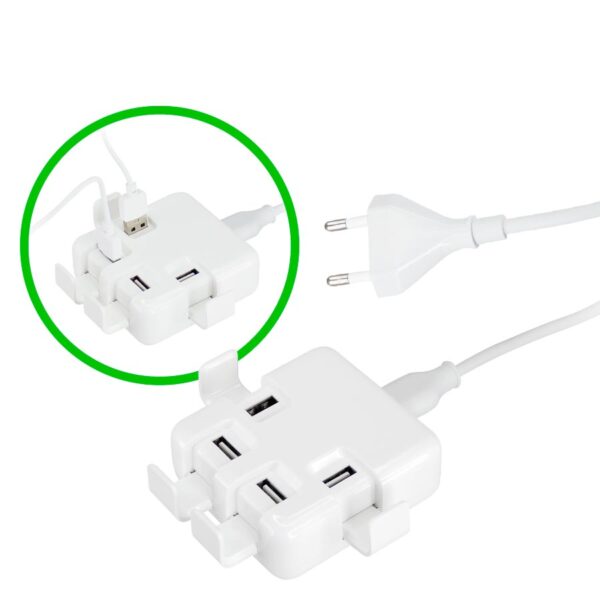 U40-B Hub USB 4 Puertos Power Strip