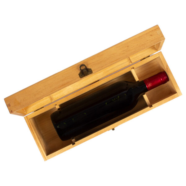 W18-02 Caja de Madera Natural para Vino