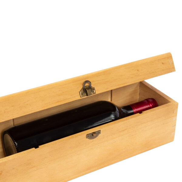 W18-09 Caja de Madera Natural para Vino