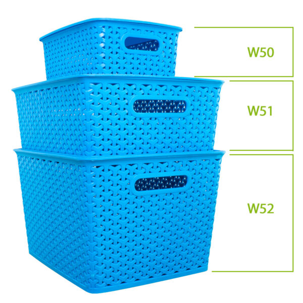 W50-51-52 Canasto plástico 5 lt con tapa