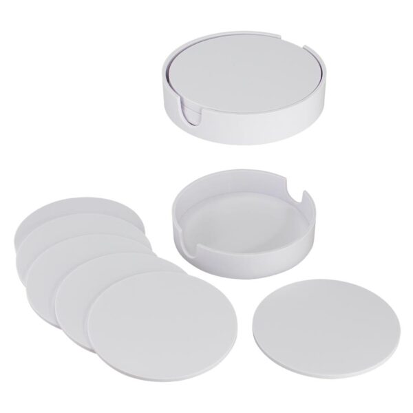 W7-C Set de Posavasos Plásticos Redondos