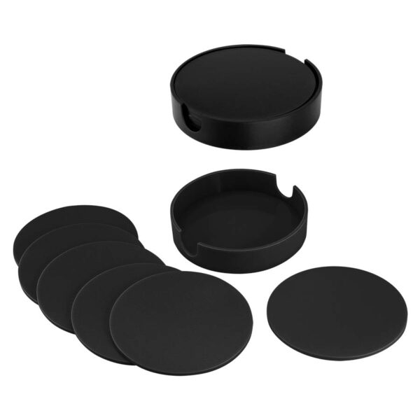 W7-G Set de Posavasos Plásticos Redondos