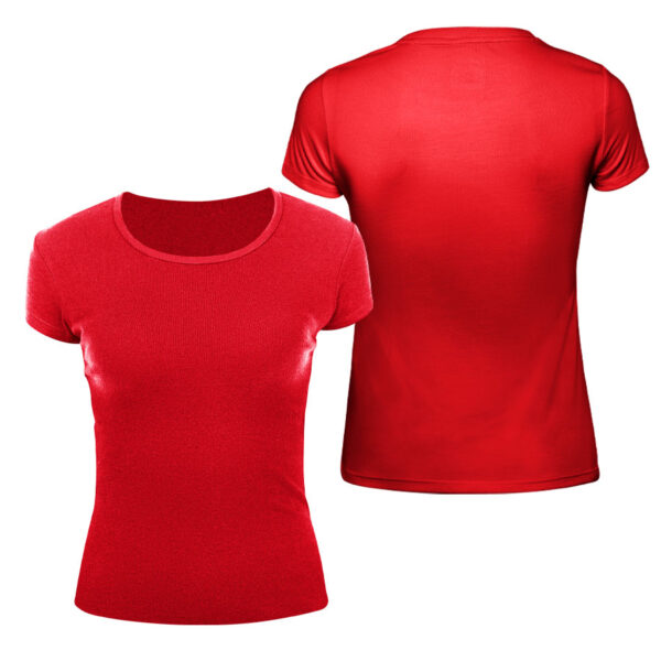 Z1-07 Polera Manga Corta Algodón Mujer