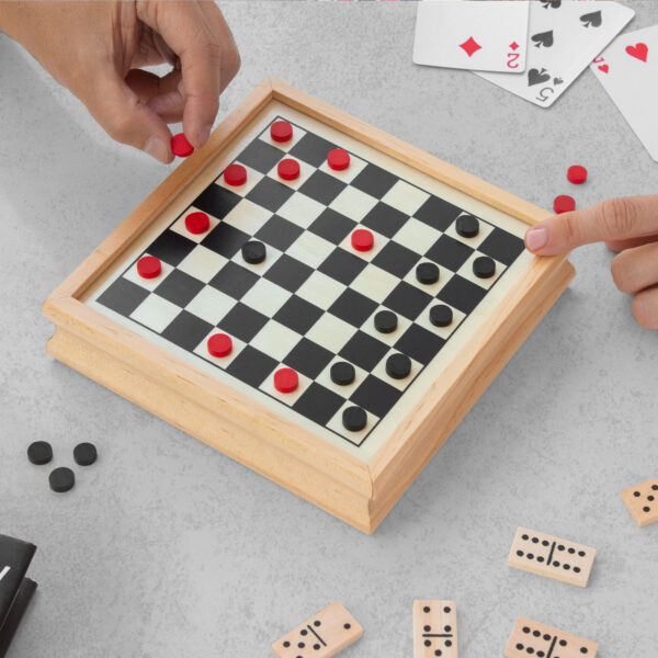 alt_promocional_publicitario_Juego-Cartas_Dados_EN20_contexto-damas Set de juegos "JAVFAN"