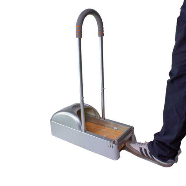 R17-10 Dispensador Cubre-Calzado con apoyo