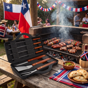 H7-2026 Set BBQ en Maletín Plástico